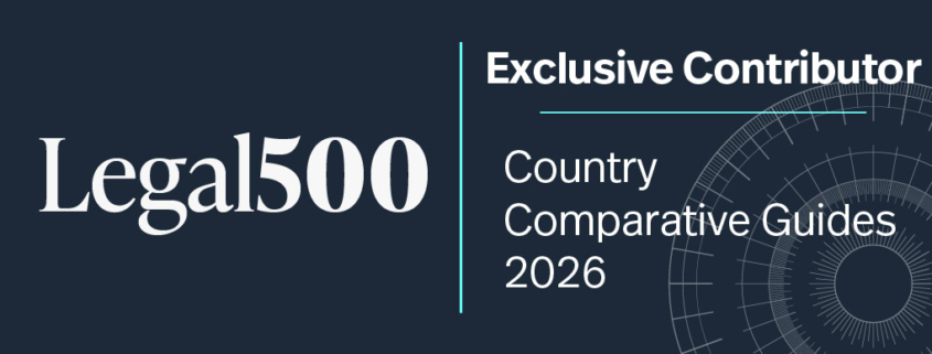 Legal 500 "Exclusive Contributor"-Badge" für Autoren in den Country Comparative Guides 2026