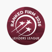 Seal certifying a ranking in the Leaders League for the year 2026
