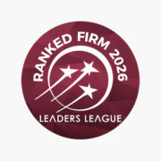 Seal certifying a ranking in the Leaders League for the year 2026